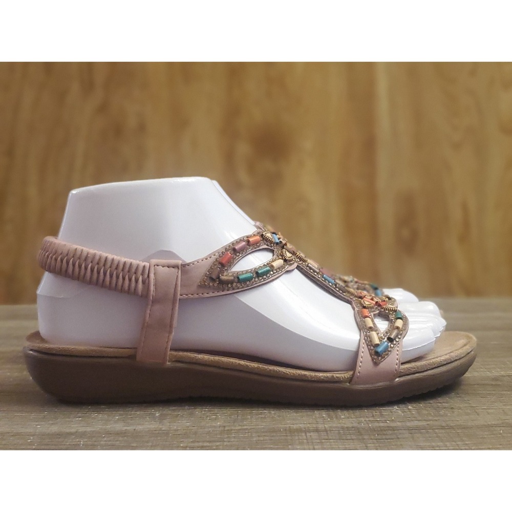 Patrizia Volcanic Beaded Sandals Women's EU 36 US‎ 5.5-6 Pink